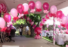 Anniversary balloon decorator
